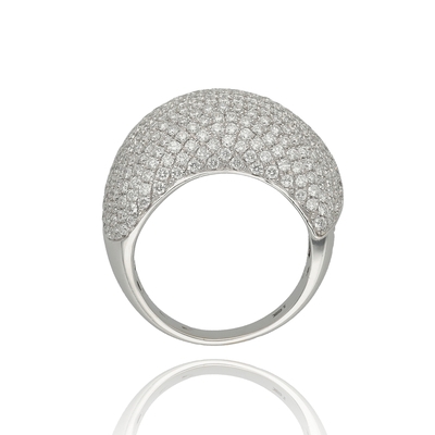 Fehér arany gyűrű 54-es méret (B4122_3I)